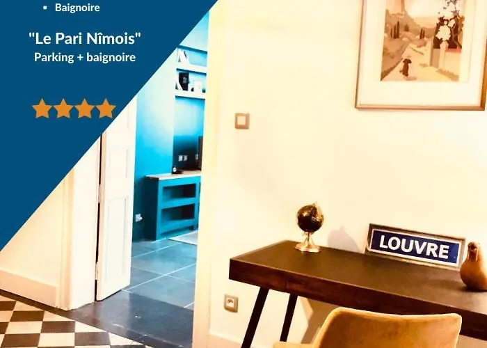 Le Pari Nimois, Avec Parking, Centre Arenes Apartment Nîmes